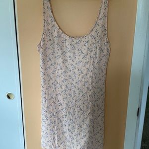 American Eagle Pink dress w/ Floral Pattern XL